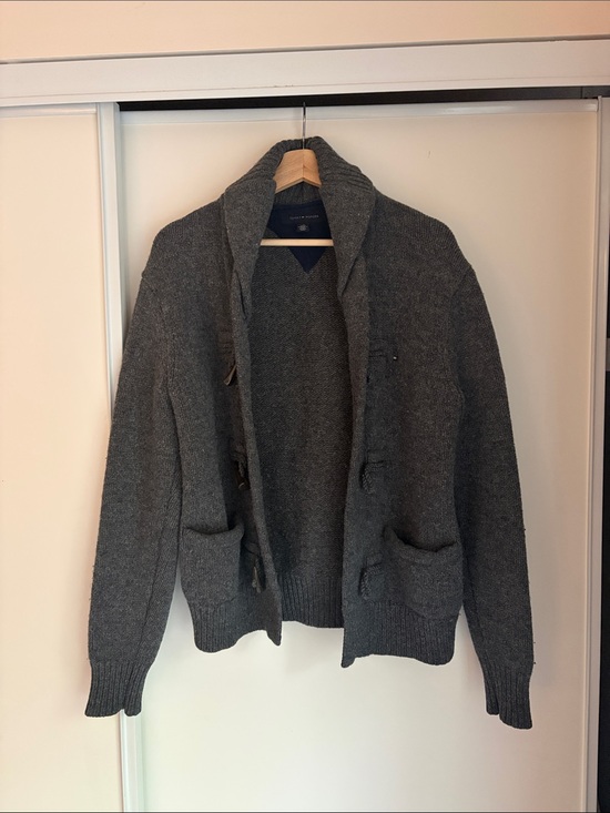Tommy Hilfiger Other - Lambswool Shawl Collar Toggle Cardigan